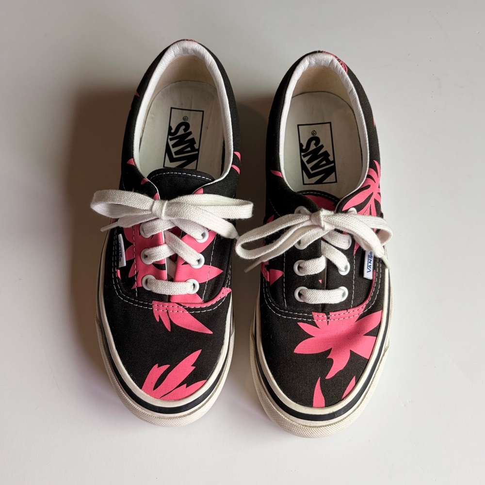 Vans Era 95 OG Black & Pink Summer Leaf Sneakers